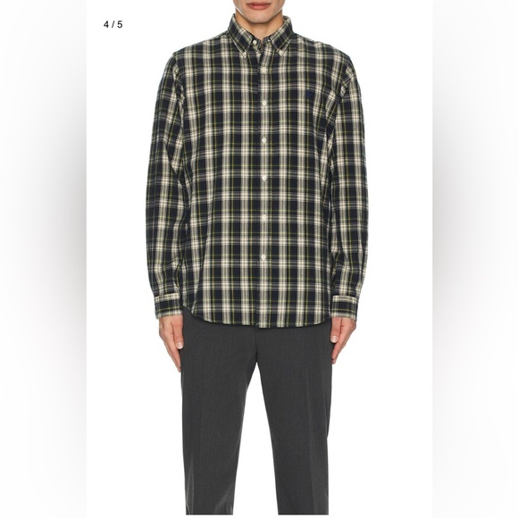 NWT Polo Ralph Lauren Classic Fit Button DownShirt Men’s M Plaid New $125